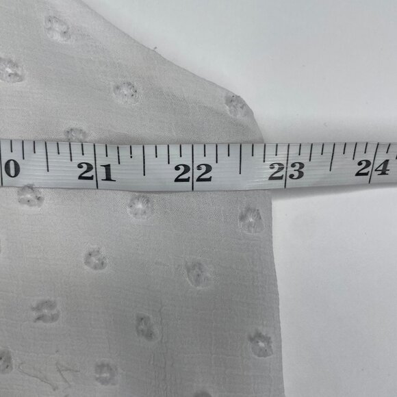 Gibson Look 2 piece Lavender White Respect the Ruffle Sleeveless Blouse XL - Picture 8 of 13